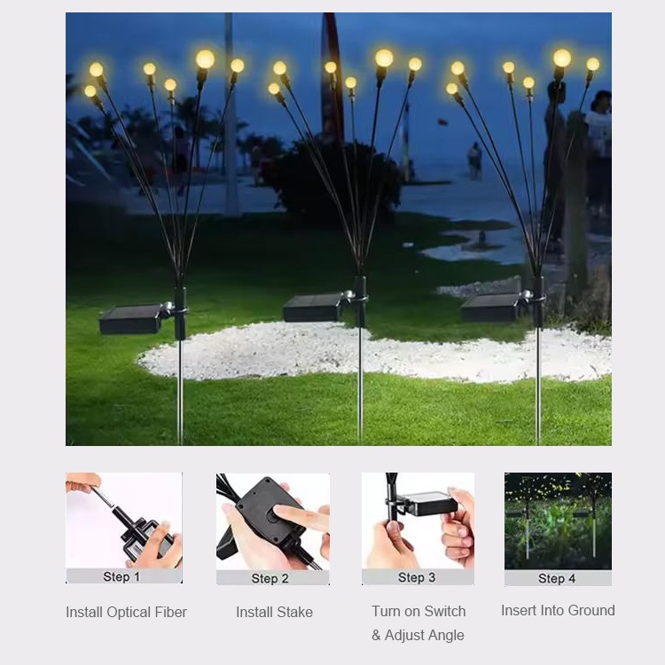 Decoration Lights Solar panel intallation