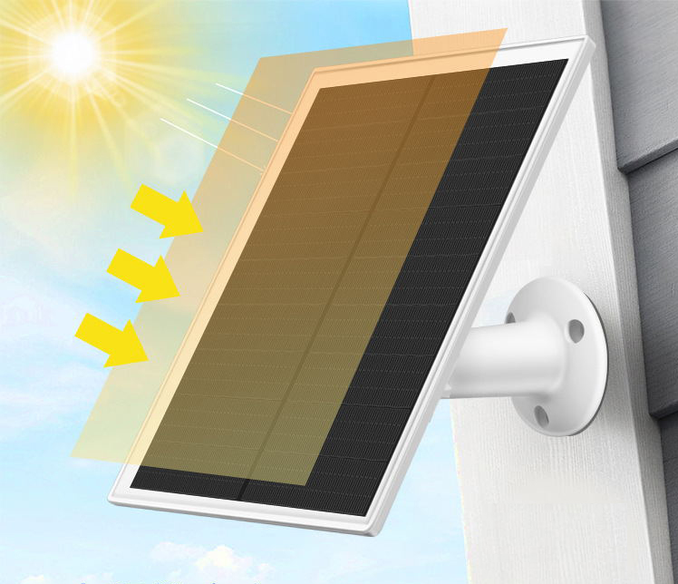  4w 5v Solar Panel Charging working