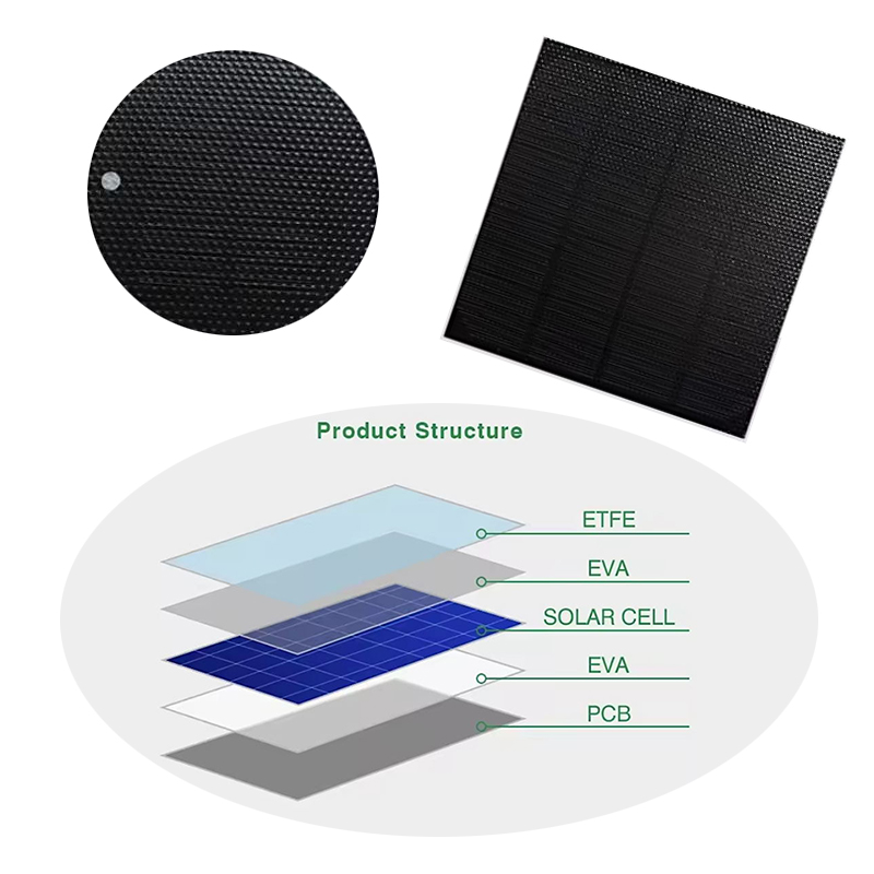 Round shape ETFE Solar Panel