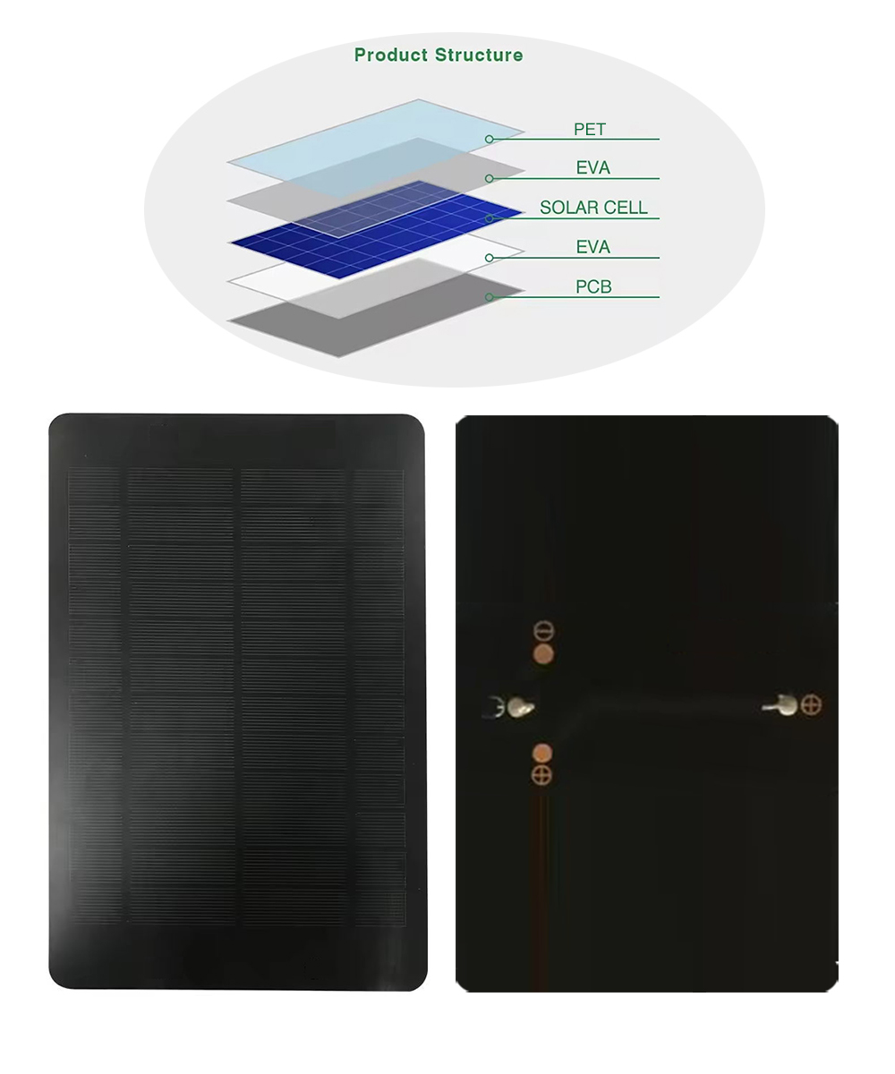 lightweight PET solar panel structure