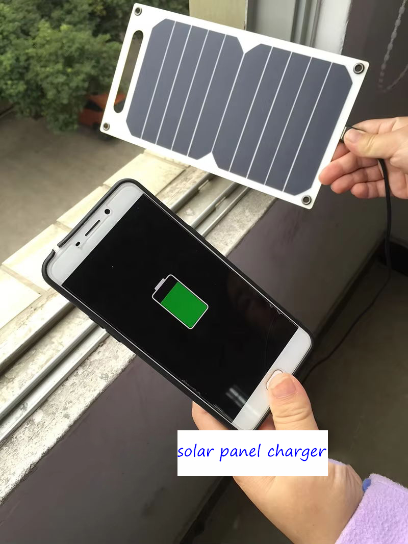 solar panel charger powered cell phone