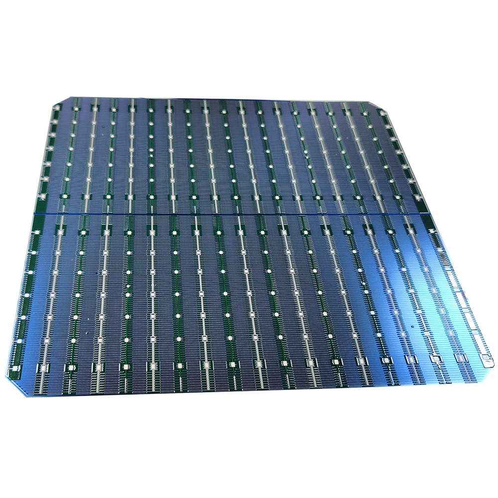 BC 182mm solar cell picture backside