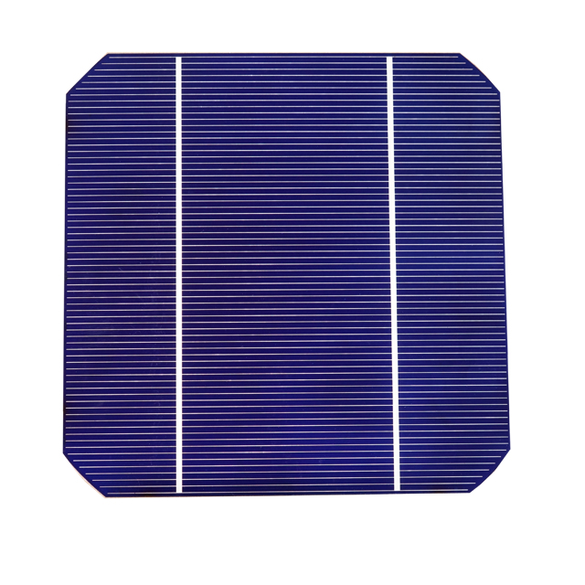 mono 2bb 125mm solar cell front view