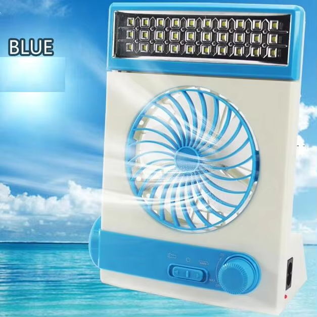 blue solar fan