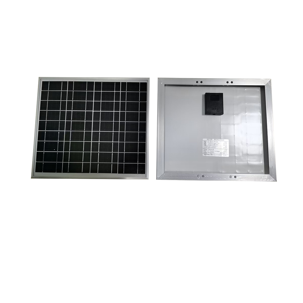 10W mono glass solar panel