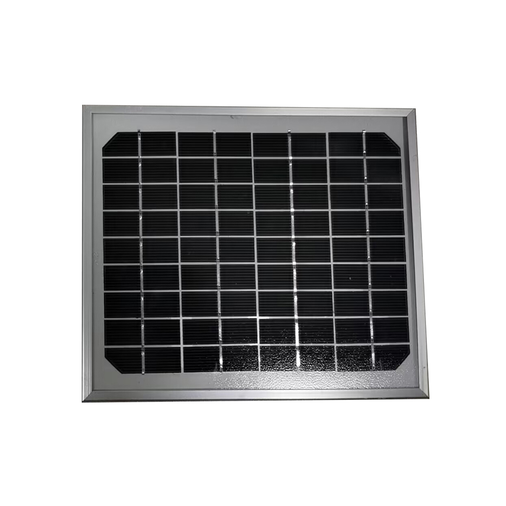 18v glasss solar panel top view