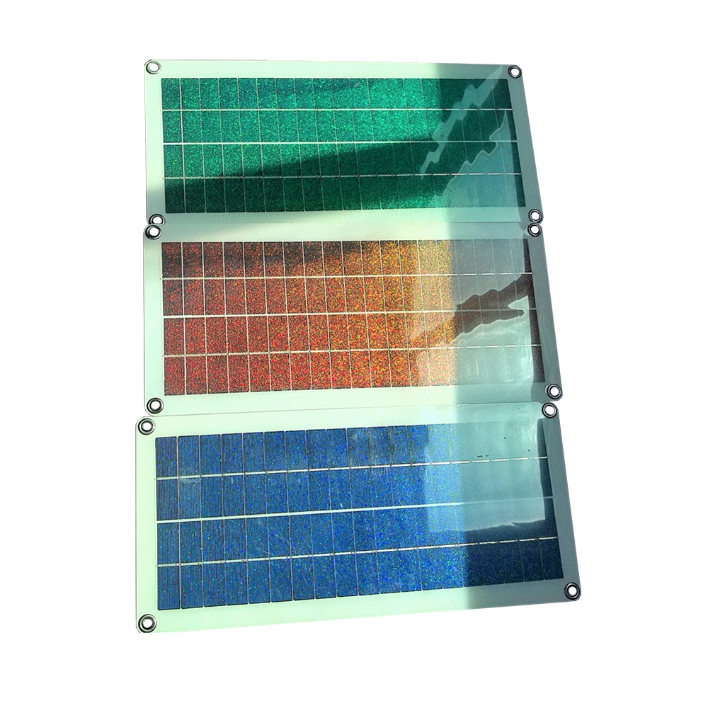 colorful solar panel