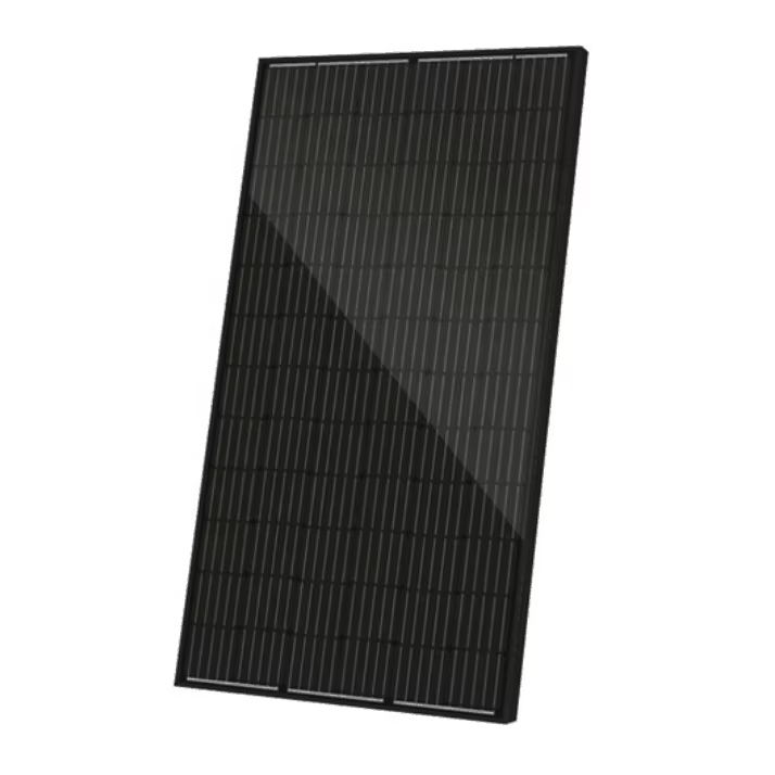 full black glass solar panel