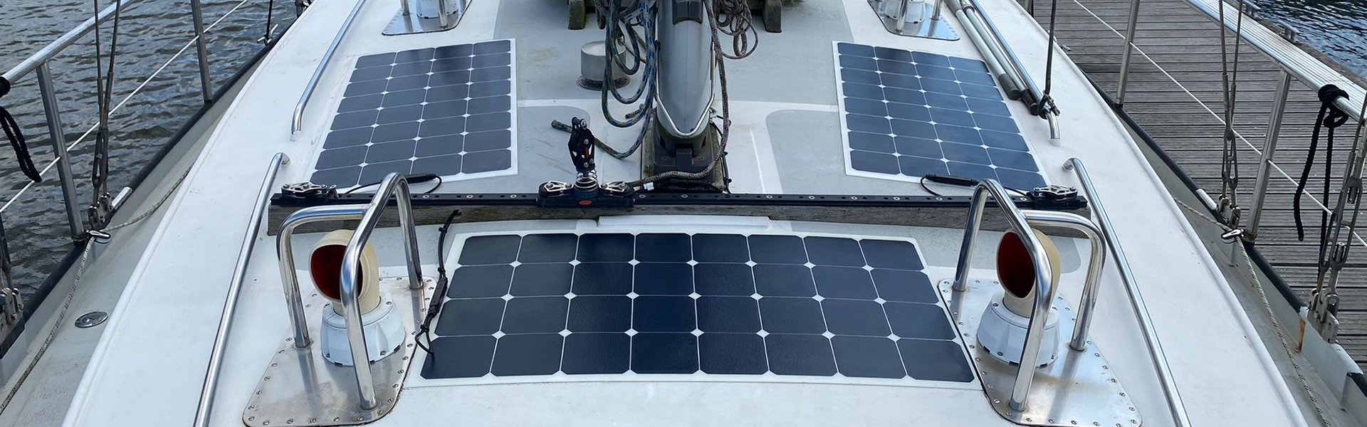 solar panel on yachts picture 