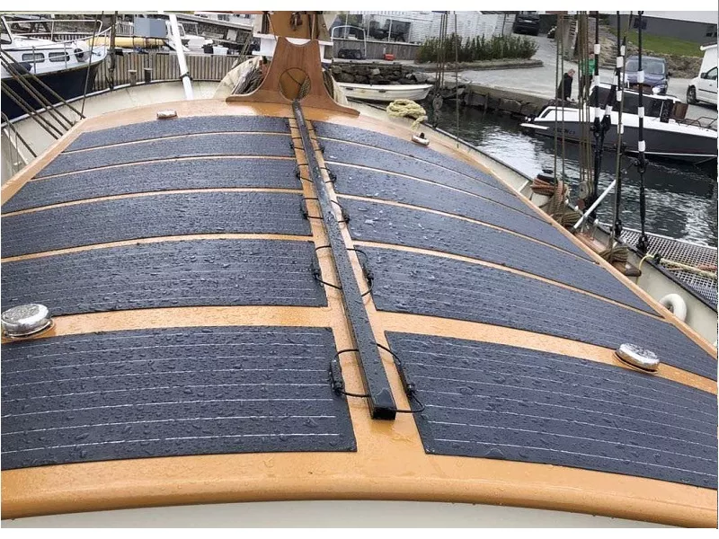 by pass solar panel on yachts