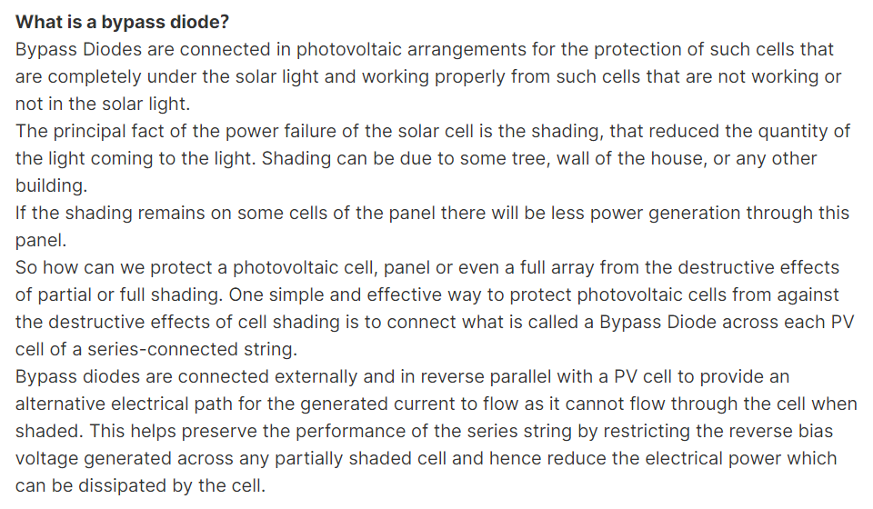 what's bypass diode