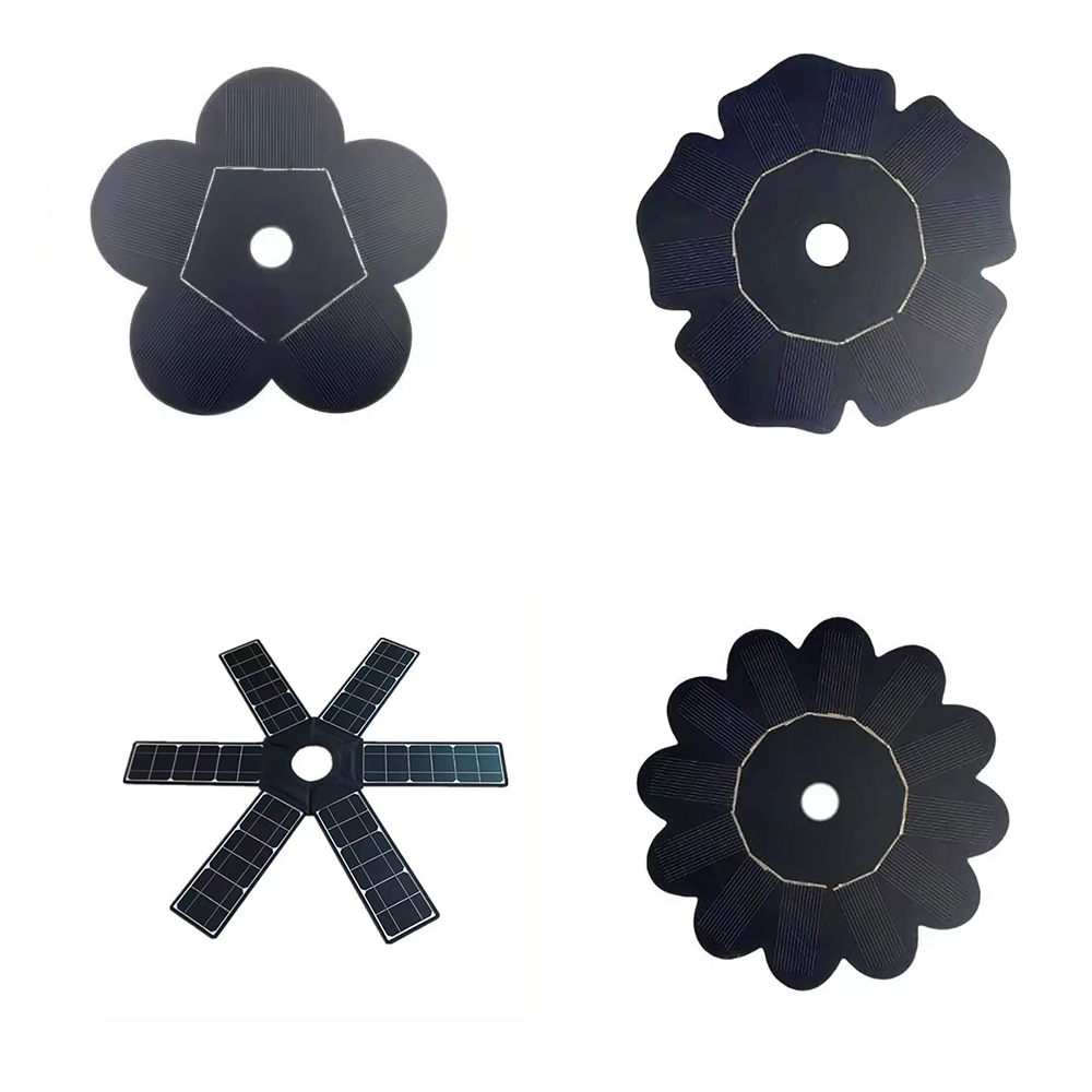 flower shape solar panel