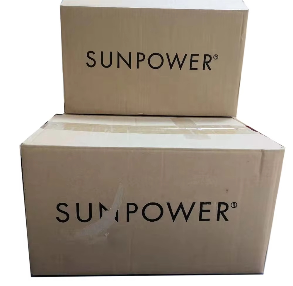 sunpower solar cell packing