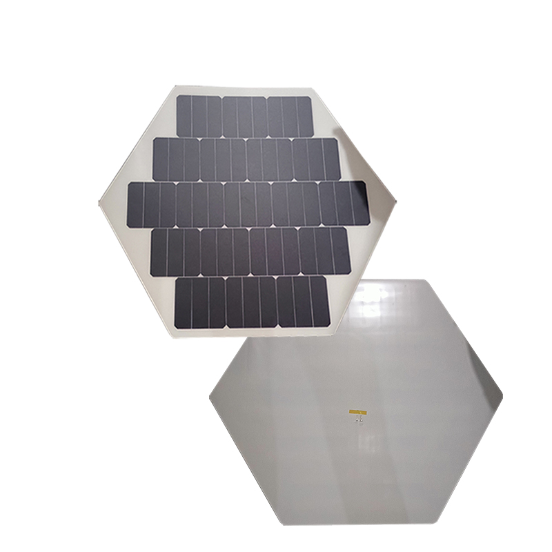 Hexagonal design solar panel