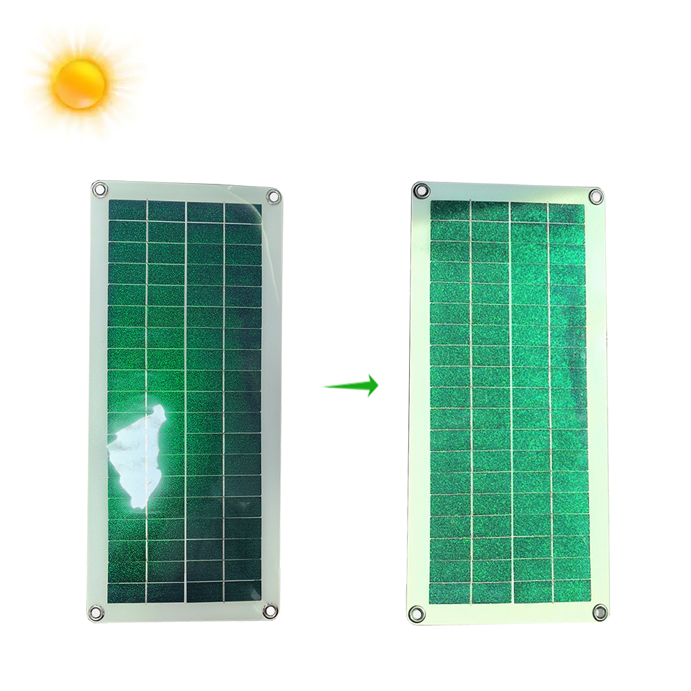 green color solar panel