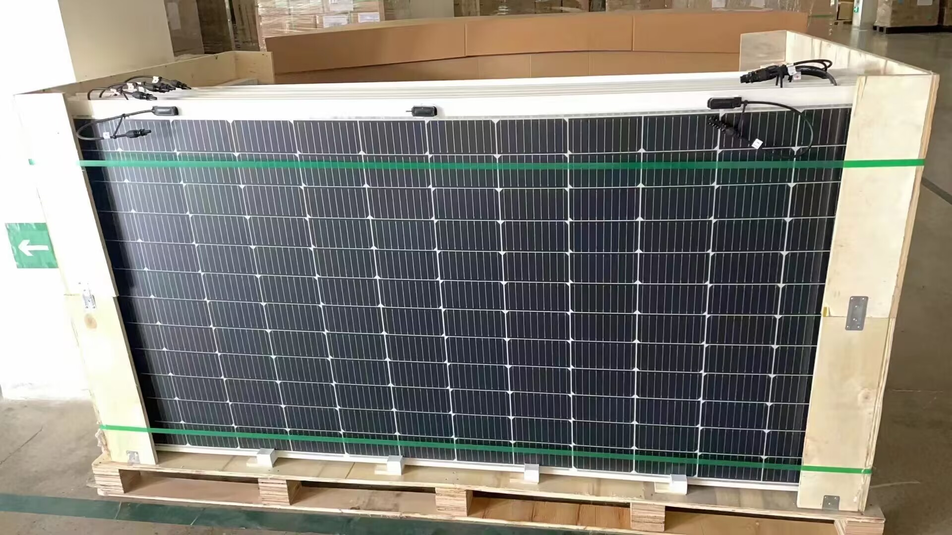 big size solar panel packing