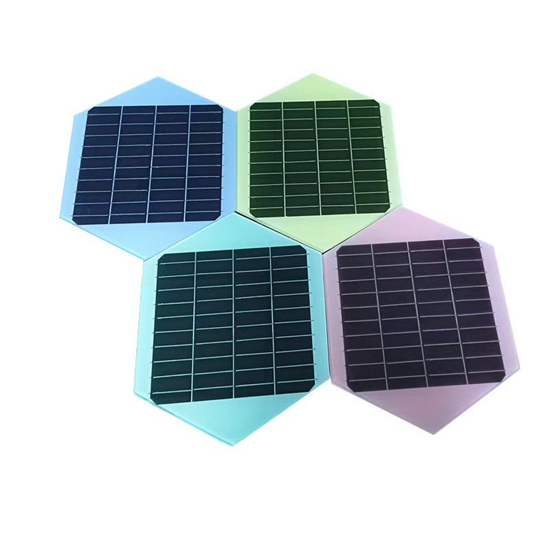 colorful solar panel