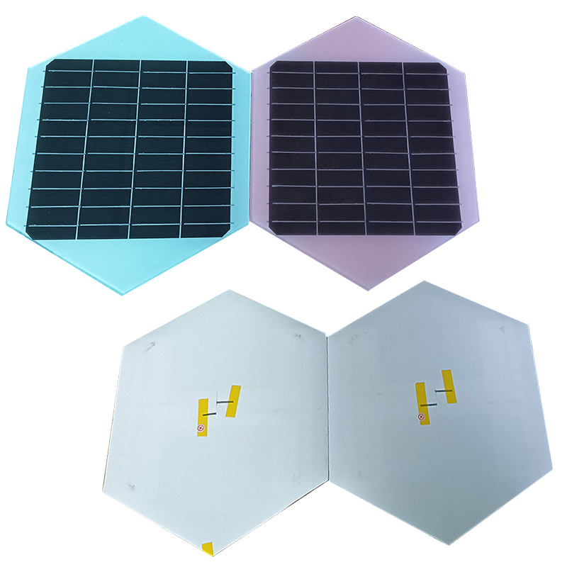 colorful solar panels