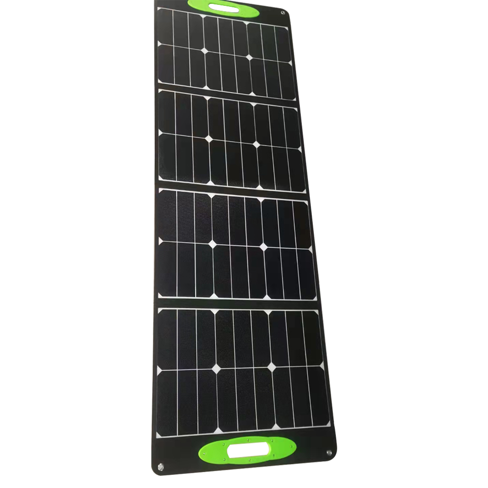 Customized Made Waterproof ETFE Solar Panel 80w 2-folded solar panel