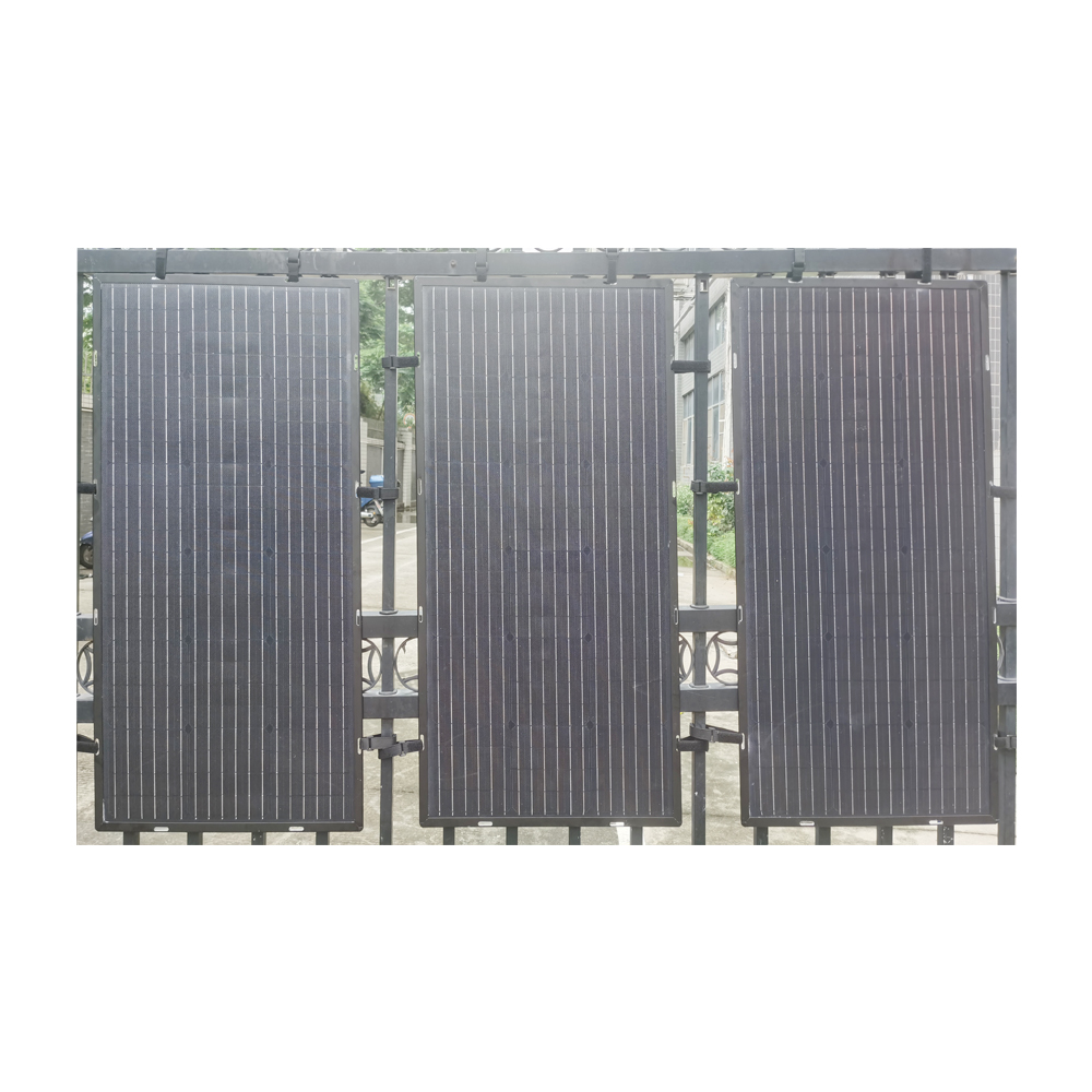 walkable solar panel 100w 105W 110w 18V anti slippery bifacial solar cell rough ETFE use on balcony railing balcony balustrade