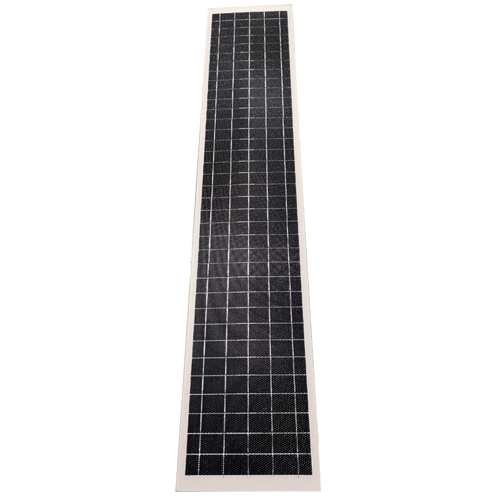 12v 24v ETFE 65w Ultra Lightweight flexible strip Solar Panel customization