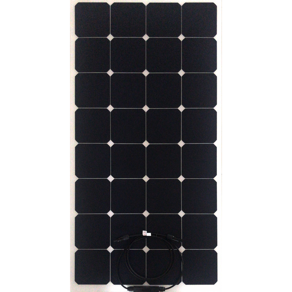 High Efficiency 25.2% Flexible solar panel ETFE  120W Sunpower Thin Film Flexible Solar Panel
