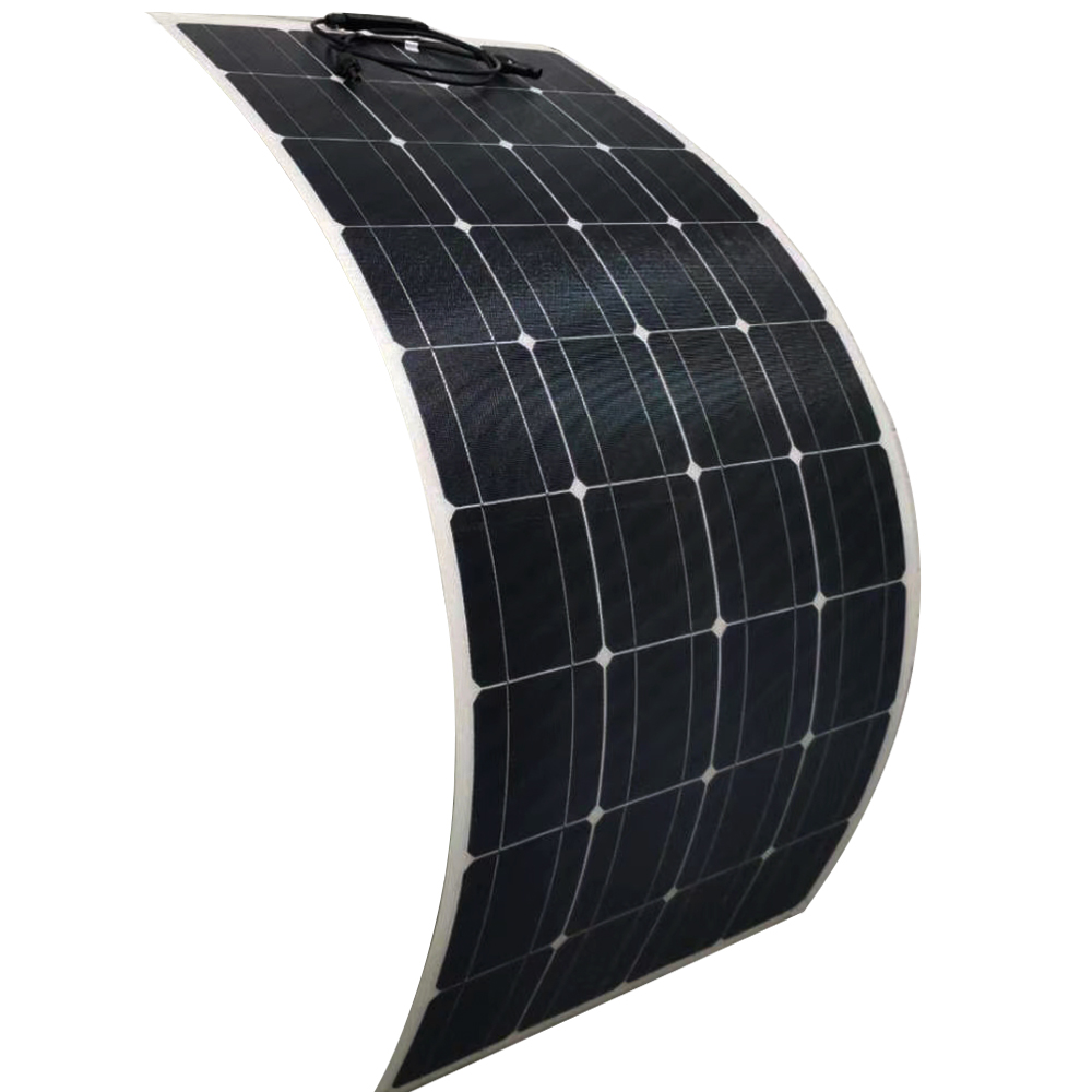 Unique Production Process 200W Open-circuit Voltage 18V ETFE Solar Portable Flexible Panel