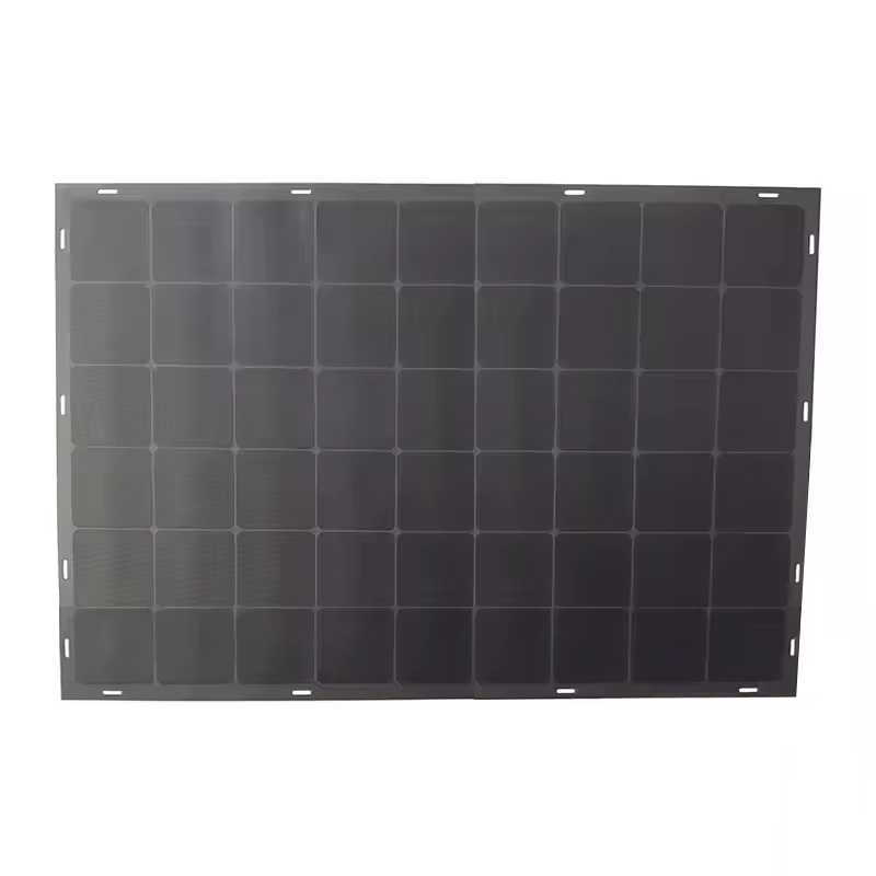Wholesale 365W 6*9 series IBC ETFE flexible solar panel Light Weight full black solar PV panel
