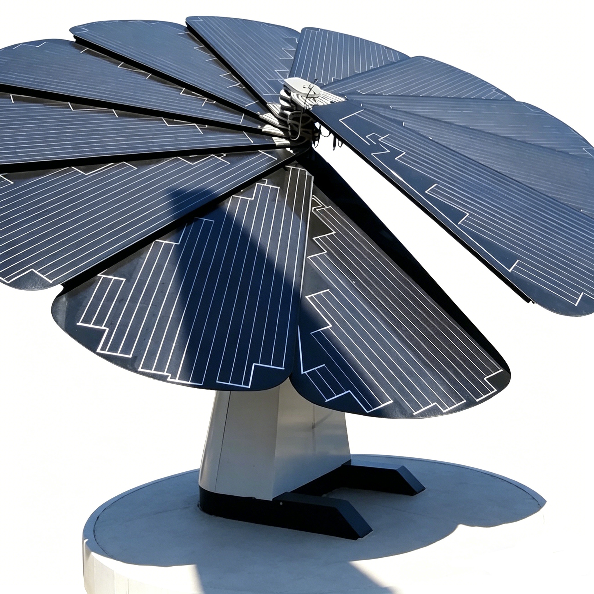 XXR 85W ETFE Petal Shape Solar Panel for Solar Tree with Aluminum Back Plate