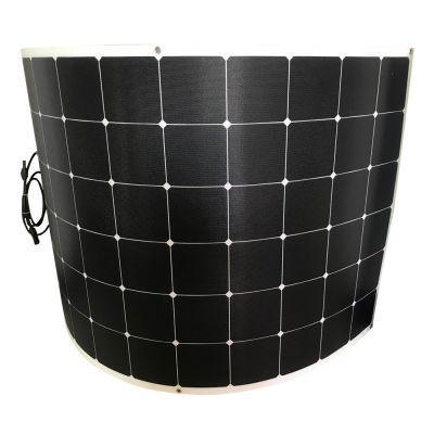 customized waterproof 360w 36v 60cells 10*6 sunpower ETFE semi flexible solar panel