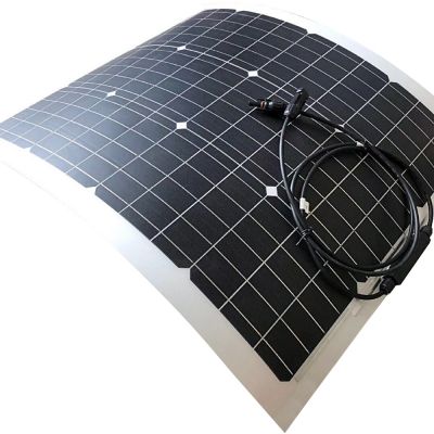 Unique Production Process 50W Open-circuit Voltage 18V ETFE Solar Portable Flexible Panel