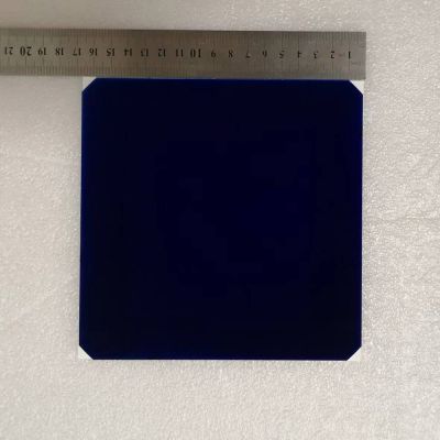 166*166mm sunpower flexible dark black solar cell High Efficiency