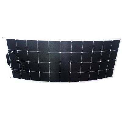 Factory price ETFE sun power bendable solar panels for rv motorhome 160w 24.5v Solar Panels for RVs motorhome Trailers Roofs