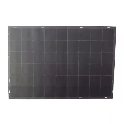 Wholesale 365W 6*9 series IBC ETFE flexible solar panel Light Weight full black solar PV panel