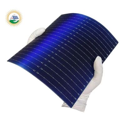 24.8% High Efficiency Topcon Solar Cell 210X210mm 18BB Flexible Bifacial Monocrystalline Solar Cells for DIY Solar Panels