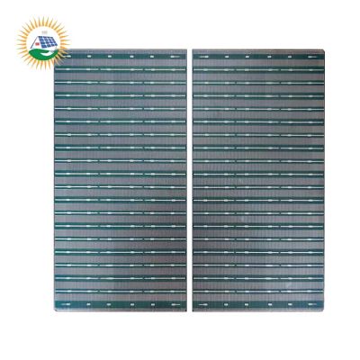 Hot Sale 26.7%  high efficiency flexible solar cells half cut size N-Type ABC AIKO Monocrystalline Silicon PV cells Modules Half Cell Technology
